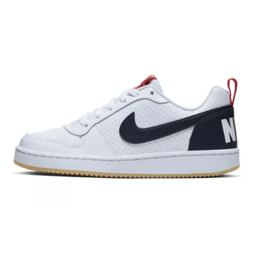 Nike Court Borough Low GS 'White Obsidian Gum' Sneakers size 7
